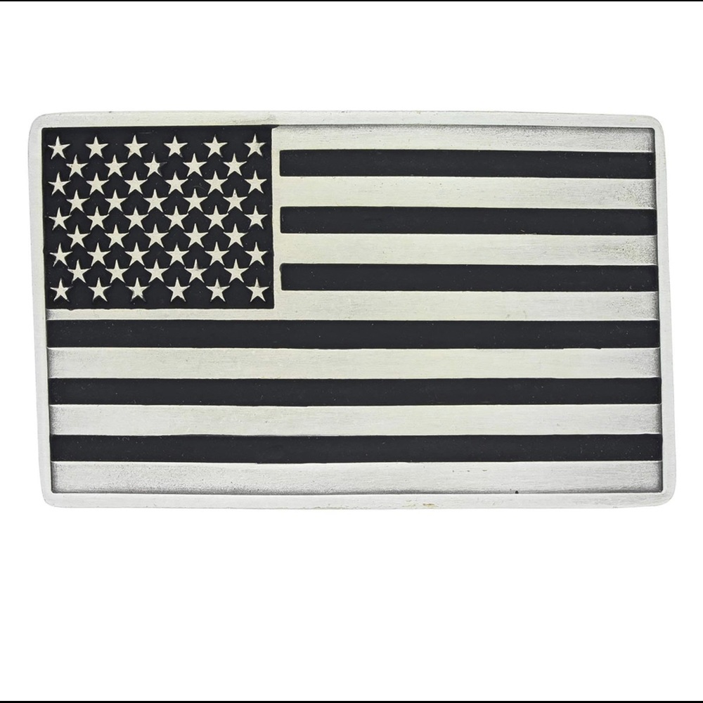 Montana Silversmith American Flag Belt Buckle